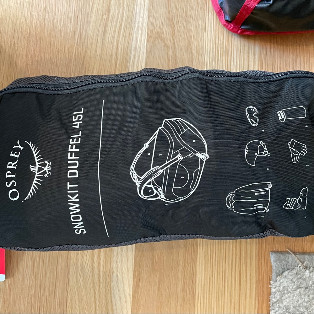 Osprey Snowkit Duffel 45L in Black